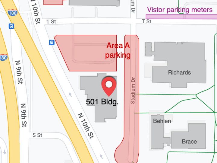 map to the 501 building